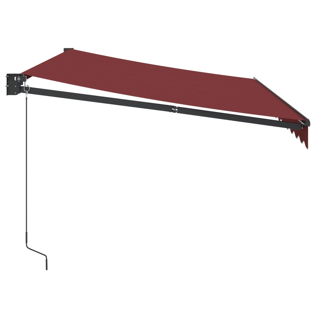 Manual Awning Burgundy Red 350x250 cm