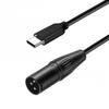 Кабель-преобразователь Waveman USB-C на XLR, Кабель-преобразователь Type-C на XLR, Однонаправленная передача, Бескислородная медь 6N OFC, Встроенный ЦАП, Стерео