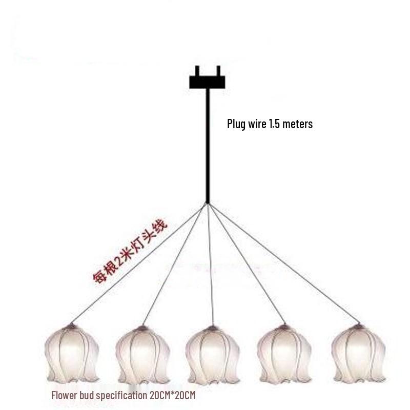 Люстра «Ландыш»: 5 или 10 Голов Свадебное и Торговое Центр Потолочное Украшение