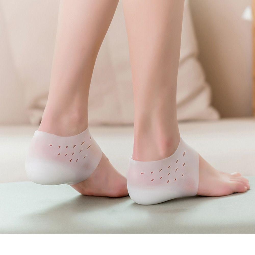 2.0-4.0cm Invisible Height Socks Silicone Lifting Increase Socks Inner Height Insoles  Women Men