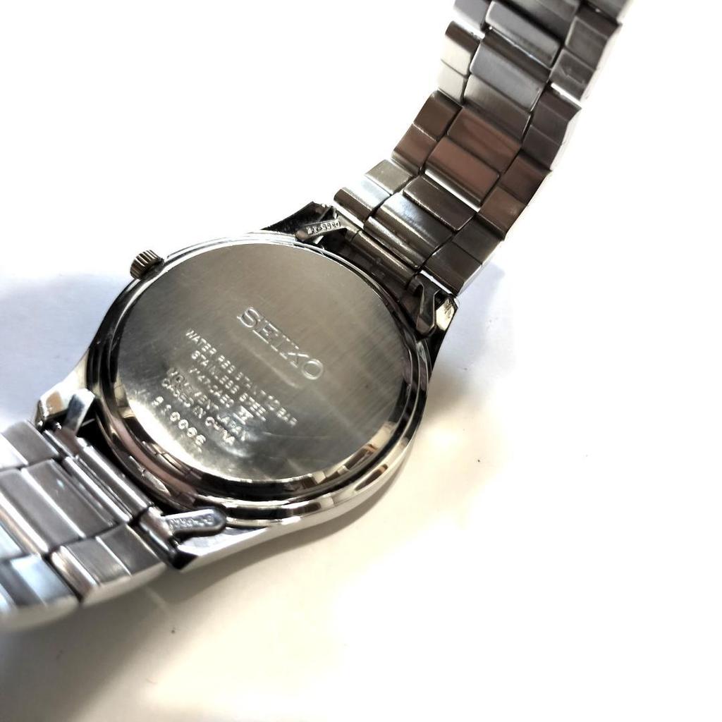 [USED] SEIKO Solar Blue Dial Wristwatch