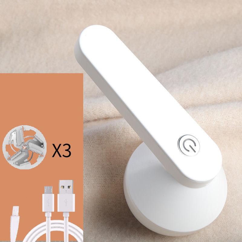 Electric Lint Remover USB Rechargeable Sofa Shaver Sweater Hairball Trimmer Household Epilator  with 4 Blades