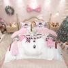 Комплект пододеяльника Homewish Kawaii Пряничный человечек, Комплект пододеяльника Пряничный домик, Десертный радужный комплект постельного белья для девочки, мальчика