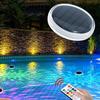 Solar Powered Solar Floating Pond Light 12 Modes Dynamic RGB Floating Lights  Swimming Pool