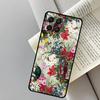 Garden Birds Vintage Tropical FLORAL For Samsung Galaxy M06 M16 M12 M55 M15 M35 M14 M34 M54 M11 M21 M31 M13 M33 M53 M32 M52 Case