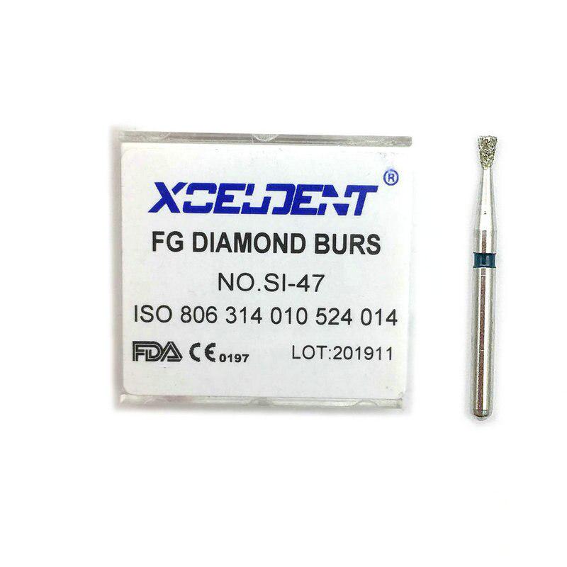 10 шт. FG алмазные стоматологические боры для отбеливания зубов, средний полирующий разглаживающий инструмент, стоматологические материалы SI-47