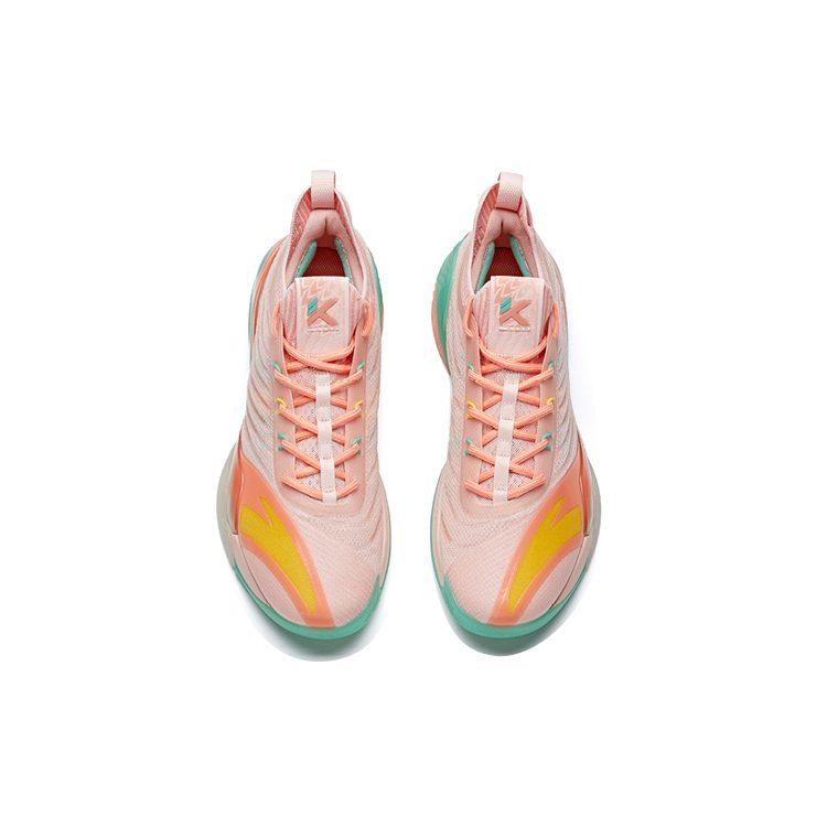 Anta KT6 Low 'Flamingo' Thompson Текстиль, Синтетическая кожа Амортизация Нескользящая Износостойкая Дышащая 112121102-6