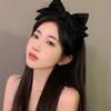 Sweet Black Bow Knot Hairband Temperament Elegant Headband For Women Korean Style Headdress Girls Hair Accessories