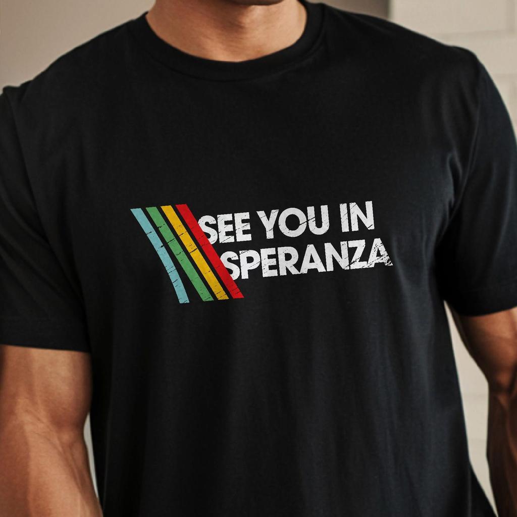 See you in Speranza Gaming Shirt | Sarcastic Funny Peanut Quote Tee | Retro Distressed Raiders Burnt Humor Apparel | Extraction ARC Shooter