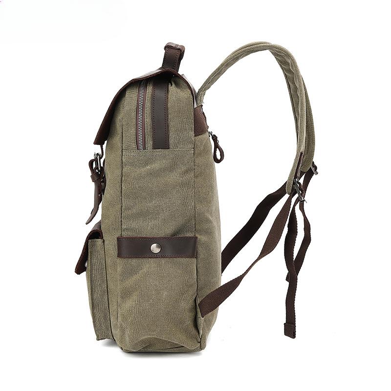 Дорожная сумка для отдыха, водонепроницаемая холщовая сумка с верхним слоем из кожи, мужской и женский рюкзак для путешествий с компьютером через плечо