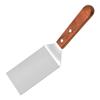 1pc Stainless Steel Wooden Handle Frying Shovel Cooking Shovel Pancake Shovel Kitchen Tools Kitchen Frying Steak Spatula