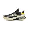Li Ning Air Strike 11 Амортизация Нескользящие Легкие Низкие Баскетбольные Кроссовки Мужские Черно-Серые ABAU055-2