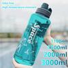 Portable Travel Large Capacity Sports Water Bottle Bpa Free Leak-Proof Shaker Bottle Plastic Drinkware Tour Gym Adult Universal
