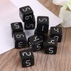 10pcs D6 Six Sided Dices Number Square for Party Night Club Board Game Role Playing 15mm