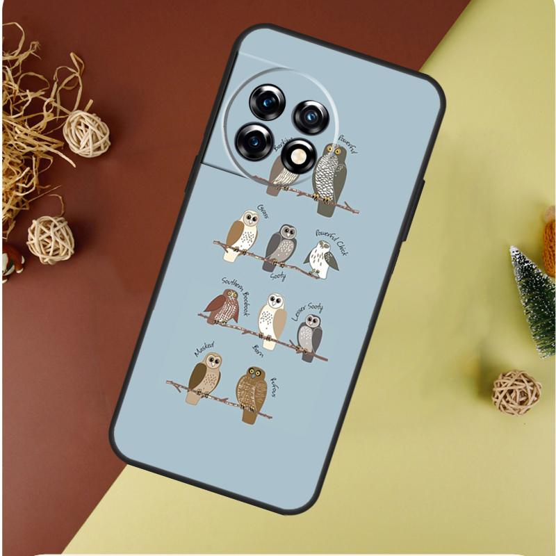 Модный Мультяшный Сова Для OnePlus 13 12 11 12R 13R 9 10 Pro 8T 9RT 10T 10R Nord 4 CE 2 3 Lite N20 N30 Чехол для Телефона