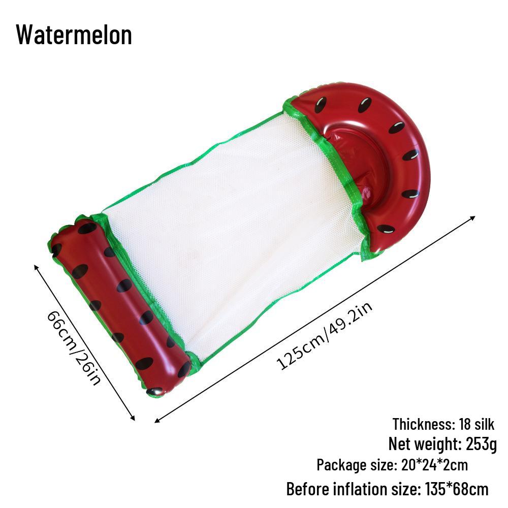 Складной полосатый гамак для бассейна: Надувной матрас-реклайнер нового стиля с сеткой