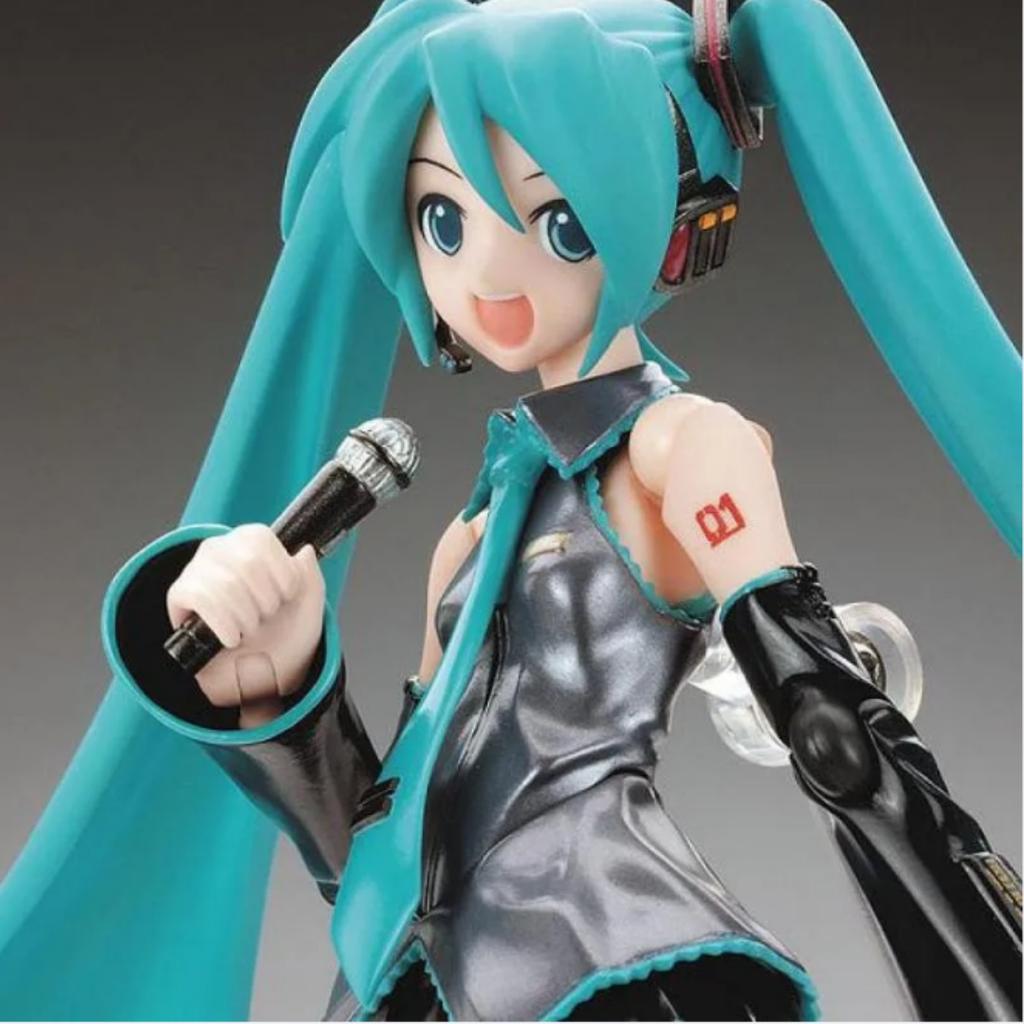 1pc Hatsune Miku Series Anime 15cm Figure Figma 014 Virtual Singer Shake Scallions Beautiful Girl Miku Action Doll Desktop Gift