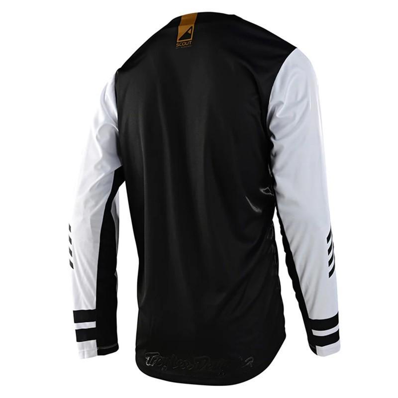 TROYLEE Mens Womens Mountain Bike Cycling Jersey Long Sleeve Quick Dry Breathable Trail Downhill Riding Shirt Summer