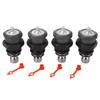 4 Sets Death Grip Ball Joint KRZRBJ10 Heavy Duty Ball Joint Replacement for Polaris RZR XP