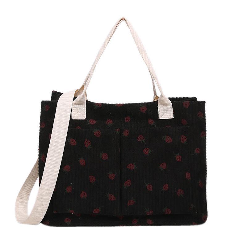 Simple Casual Personality Fashion Single Shoulder Tote Shopping Bag Tote Bag Summer Student Cloth Bag