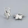 925 Sterling Silver Earrings For Women Trendy Gold Color Geometric Earring Jewelry Prevent Allergy Party Accessories Gift