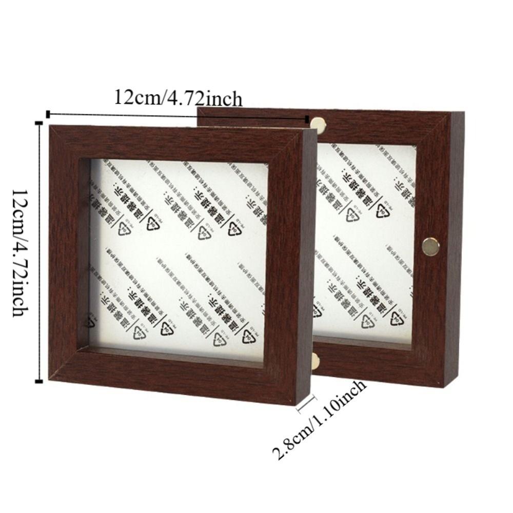 5PCS Square Puzzle Picture Frame Decorative Fridge Magnet Refrigerator Picture Frame Photo Display