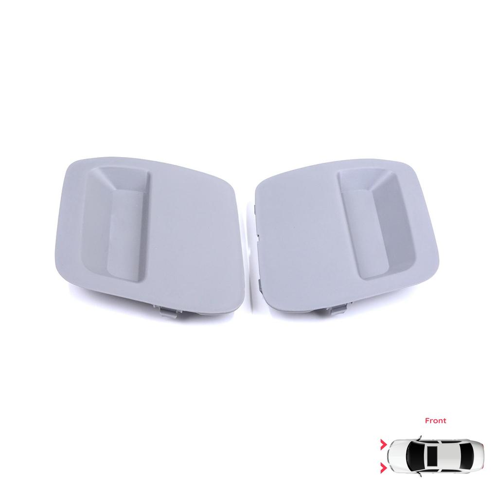 ESP1196 Front Bumper Tow Bar Hook Eye Cover Set Gray for Renault Dacia Duster MK2 HM 2017-2023 511802392R