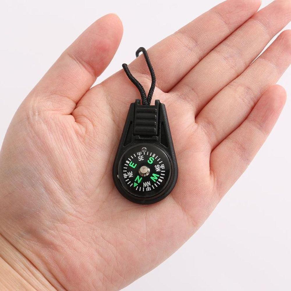 Waterproof Pocket Compass Multifunctional Lanyard Compass Mini Survival Compass Outdoor Adventure