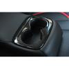 For For Honda Civic 2022-2023 ABS Carbon Fiber Rear Water Cup Panel Cover Trim