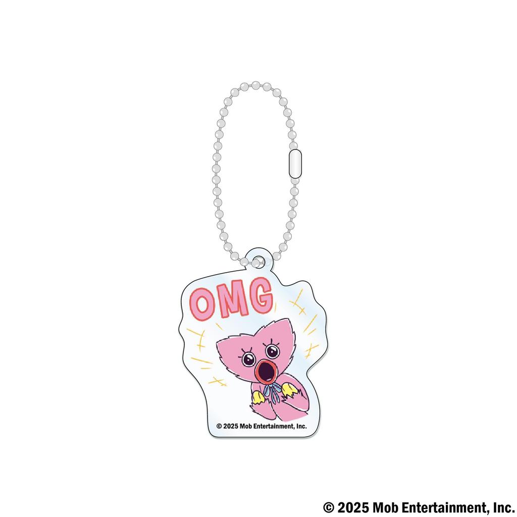 [Официально лицензированный продукт] Poppy Playtime Коллекционный акриловый брелок-подвеска Том 1 (Штамповый узор) коробка