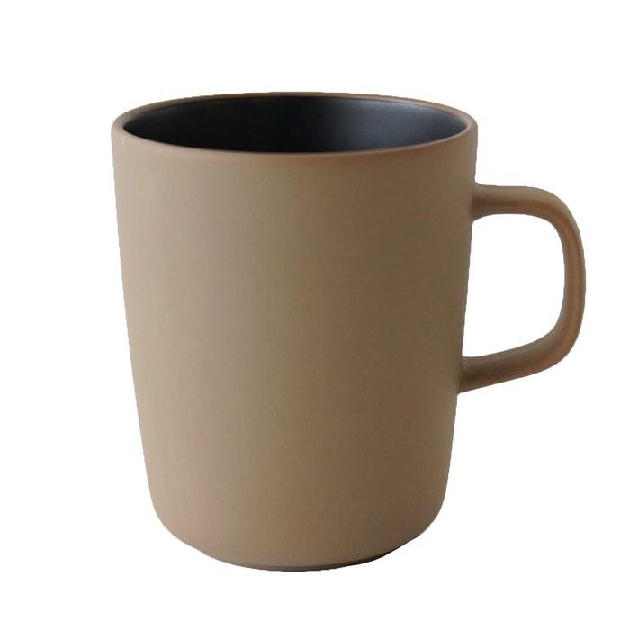 Marimekko Oiva Mug 250ml Women's 52_1_52209470212 Brown x Black