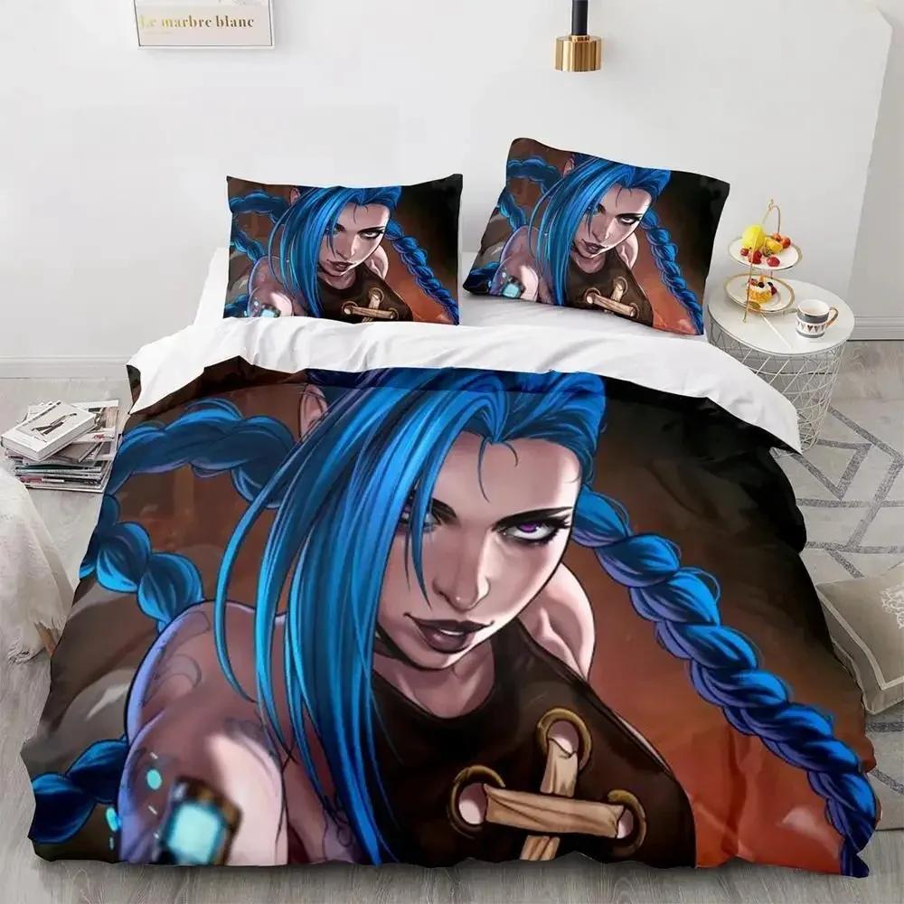 Runaway Lol Jinx Bedding Set Single Twin Full Queen King Size Bed Set Adult Kid Bedroom Duvet cover Set ropa de cama matrimonio
