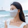 Face Scarves Outdoor Sunscreen Veil Sunscreen Face Scarf Face Cover Face Gini Mask Ice Silk Mask