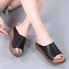2025 Лето Новые Женские Туфли Модные Сандалии Из Натуральной Кожи Женские Тапочки Нескользящие Удобные Летние Тапочки Для Мам