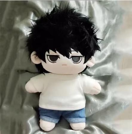 Stuffed Yagami Light 20cm Cotton Doll Toys with Cat Ears Cute Plush Puppet Animation Death Kira Gift Dolls for Kids Adults
