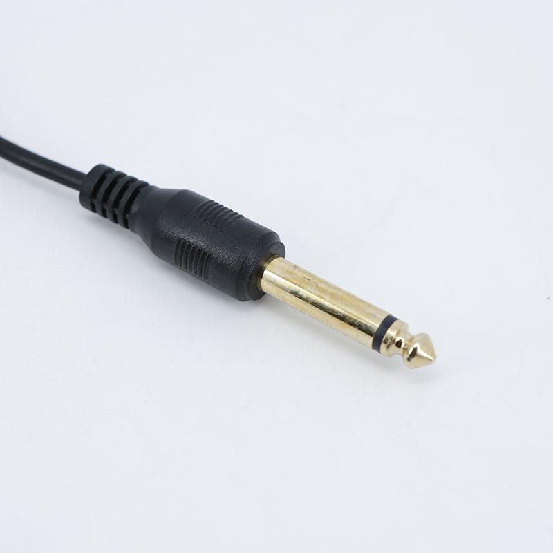 Gold plated mono TS 6.35mm to 3.5mm Male Audio Adapter Cable Line TS 3.5 Male to 6.35 Male Audio Cord Wire Adaptor Line 6.35