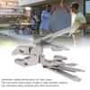 Silver Multitool Pliers Foldable Stainless Steel Tool Sturdy Outdoor Tool  Outdoor Use