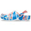 Классический узор Износостойкие Нескользящие Спортивные Белые Синие Красные Сандалии Унисекс 'Белый Синий Красный'