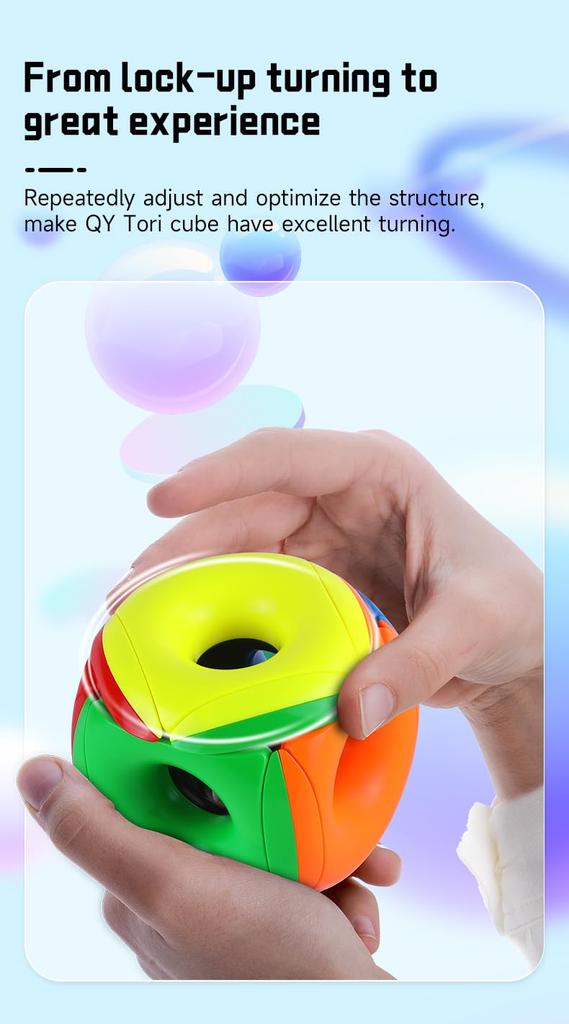 Kancharo QiYi Tori cube [Pouch included/Authentic] Cube for competitions
