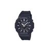 Casio Мужские часы с жидкокристаллическим и аналоговым двойным дисплеем, серия 44 мм, черные, GA-2100-1A(Watch3--)