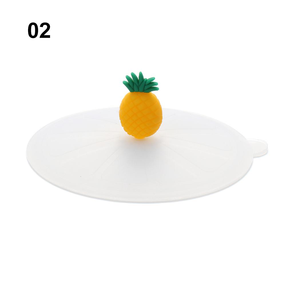 Cute Tea Coffee Lids Reusable Silicone Cup Cover Leakproof Dustproof Suction Cup Cover
