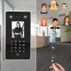 Контроль доступа, посещаемость, распознавание лиц и паролей, карта с дверным звонком 125 кГц TCP/IP