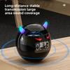 Форма Шар Bluetooth Динамик Светодиодный Цифровой Двойной Будильник Умный Голосовой Многофункциональный Портативный Беспроводной Звуковой Динамик Часы