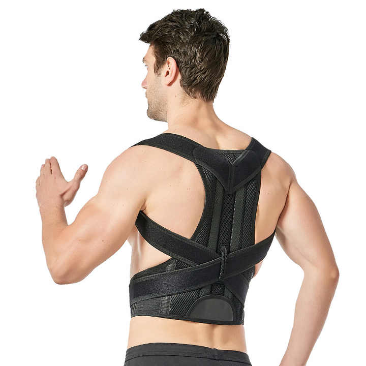 Factory Adjustable Foam Back Posture Correction Belt Protective Corrector Support Strap Back Strengthening