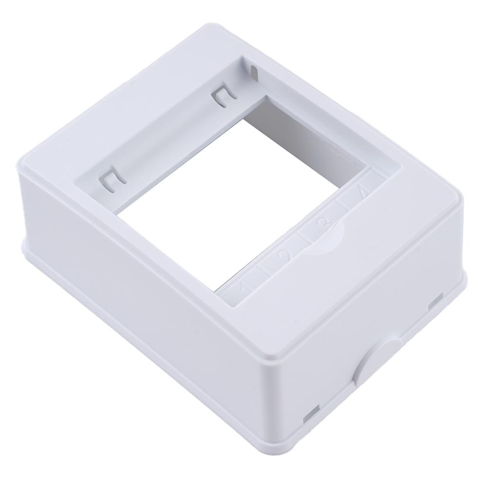 Прозрачная серая крышка распределительной коробки 12*9,7*7,5 см безопасность