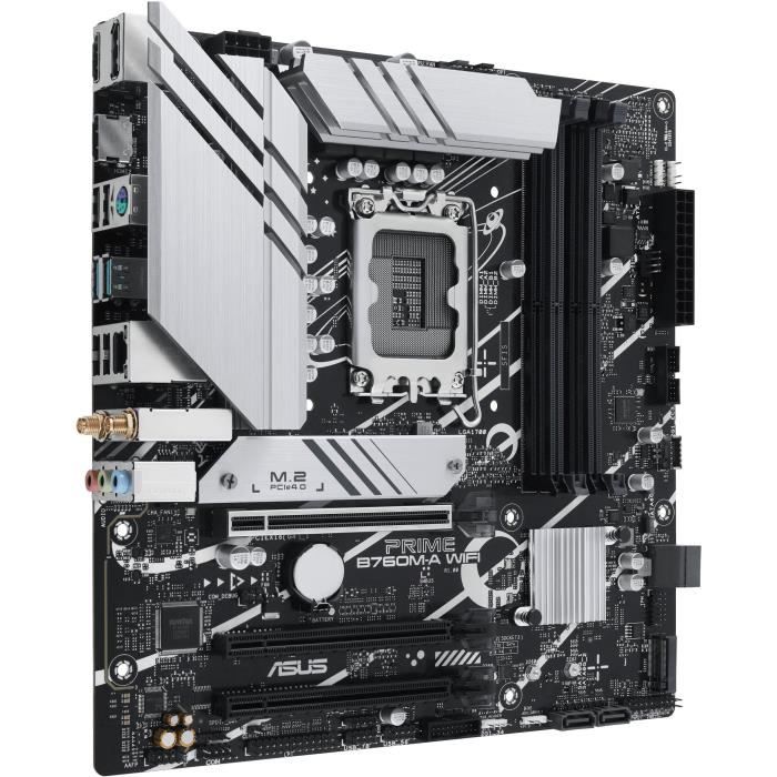 Carte Mère - ASUS - PRIME B760M-A WIFI - Intel B760 LGA 1700 Micro ATX