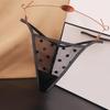 Seductive Polka Dot Low Waist Transparent Thong Panties