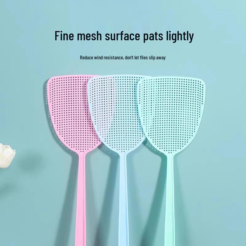 Небьющийся Очень Длинный Пластиковый Мухобойка с Большой Ручной Головкой для Мухобойки для Кухонного Использования