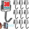 30/1 шт. Сильный магнитный крючок Многоцелевые настенные крючки Домашняя кухня Ванная комната Хранение Магнитные крючки Держатель для ключей Вешалка