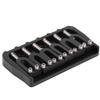Electric Guitar Bridge 6 Strings GA890 Fixed Metal for Guitarist Musical Accessory Black